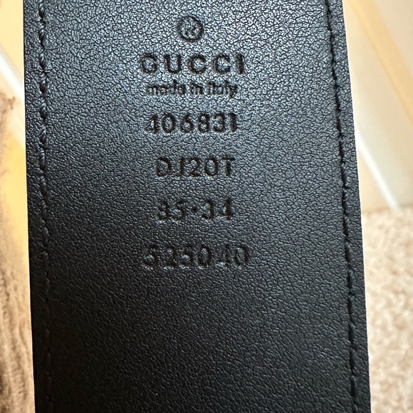 Authentic Gucci GG Marmont Wide Belt 75 - Picture 6 of 9